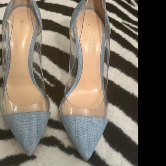 Denim GIANVITO ROSSI Pumps (10.5) - Picture 6 of 14